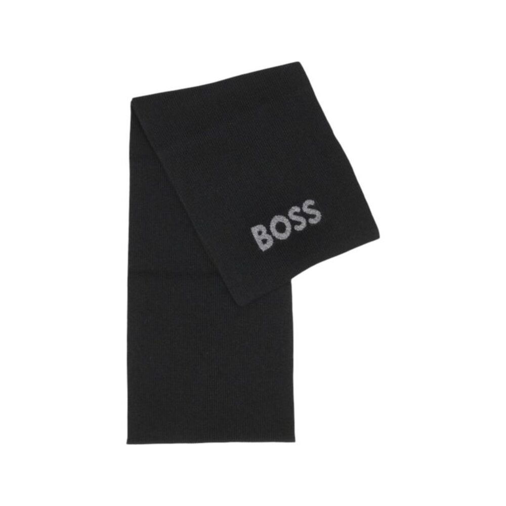 Hugo Boss Black Polyacrylic Men's Scarf